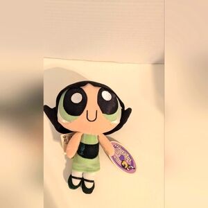 Vintage 2000 Powerpuff Girls Buttercup Beanbag Plush New With‎ Tags